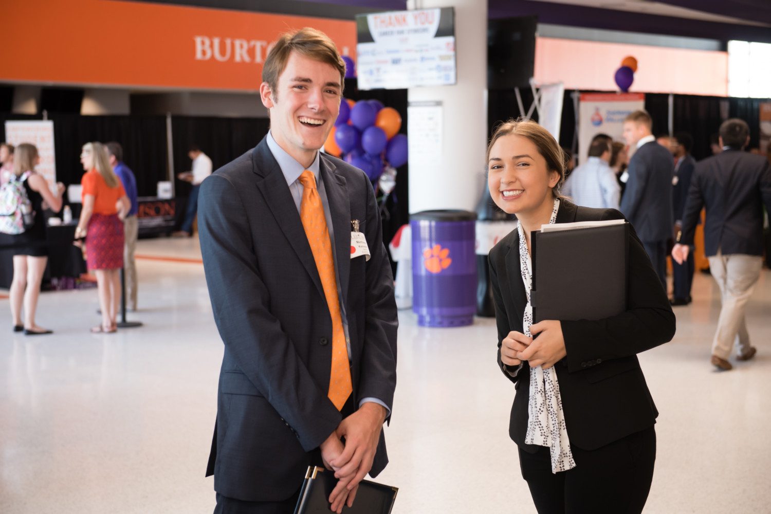 Clemson students take part in the 2017 fall career fair