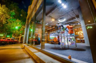 Experience Clemson is located on the ground floor of the One Building on Main Street.