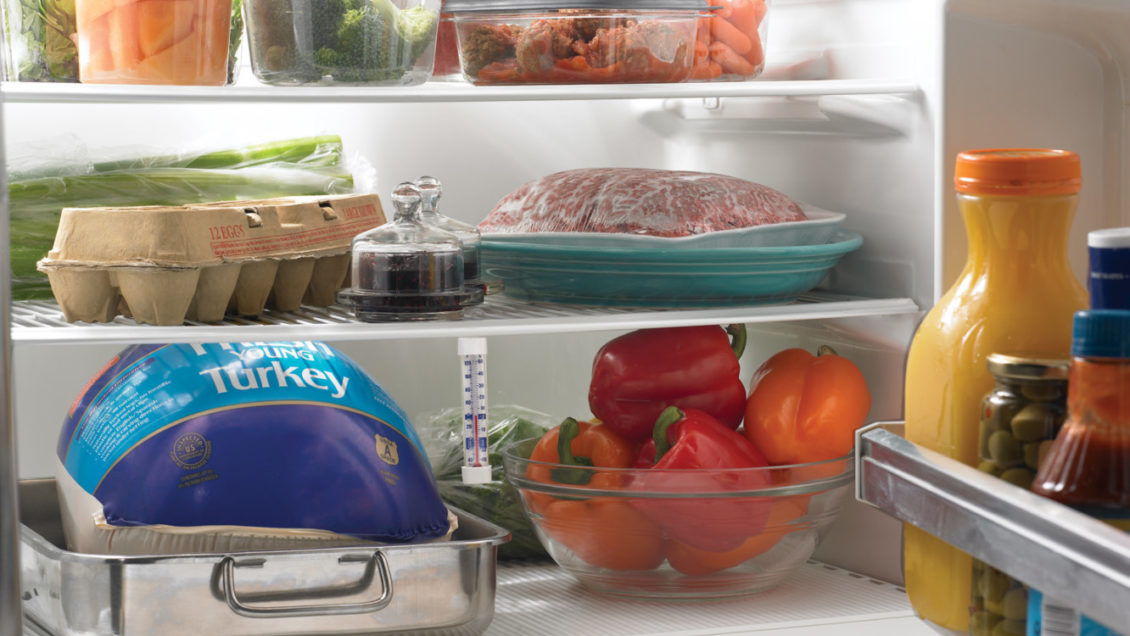 Food that is in refrigerators should be safe as long as the power is not out for more than four hours.