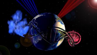 Art designed for the researchers' publication represents the twenty-seven institutions around the world who collaborated on this project.