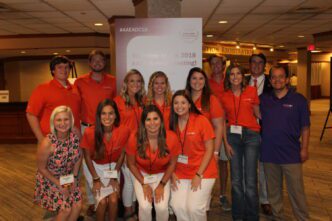 Front row left to right: English Ratliff, Addie Stone, Amelia Ahles, Elizabeth Jane Daniel Second row: Bailee Hawkins, Emily Wilson, Katherine Helms, Ericka Freeman, Michael Vassalos Third row: Tanner Donahoo, Hunter Carson, Andrew Hall, Cody White