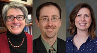 Photos of three accounting researchers