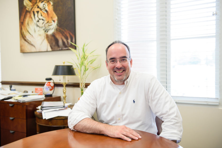 Chip Hood brings his technical background to his job as general counsel for Clemson University.