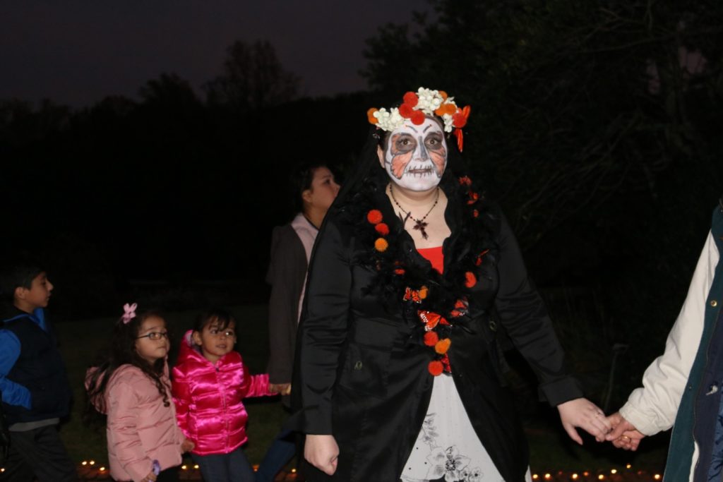 Several guests during Clemson's first-ever Day of the Dead celebration dressed as La Catrina, Mexico's Grand Dame of the Dead.