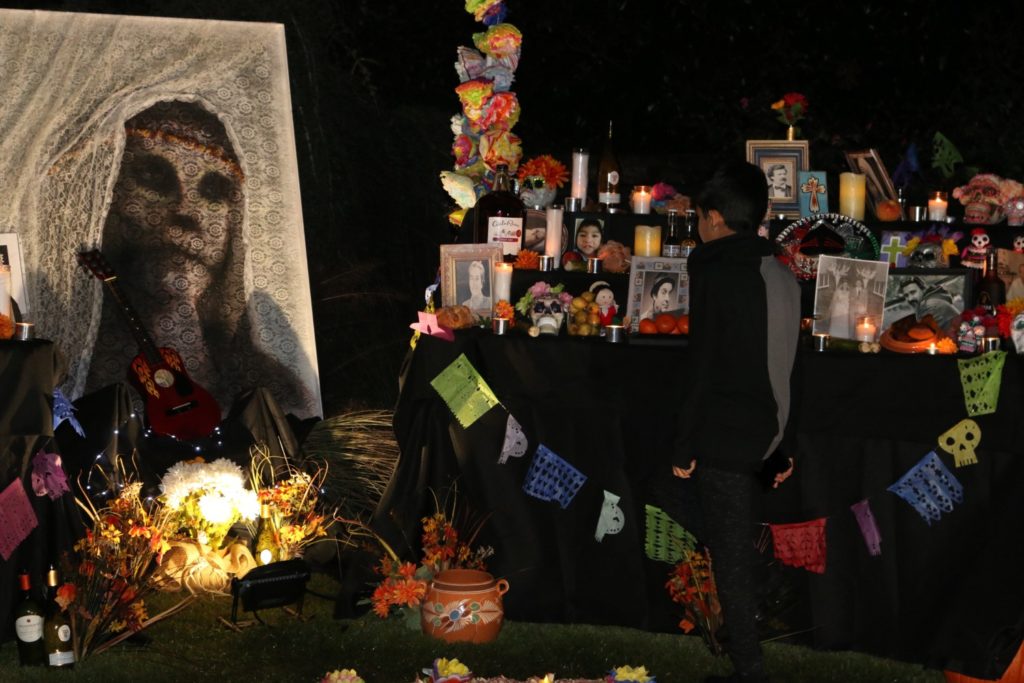Altars are the most prominent feature in Day of the Dead celebrations because the altars show dead souls the way to their homes.