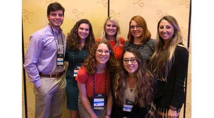 Marketing students made Creative Inquiry presentations at an international marketing conference