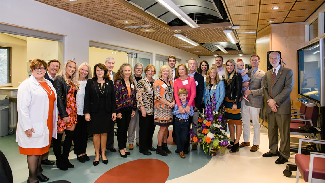 Bettye Cecil's five children and several grandchildren were able to attend the dedication ceremony of the Bettye C. Cecil Clinical Learning and Research Center on Nov. 9.