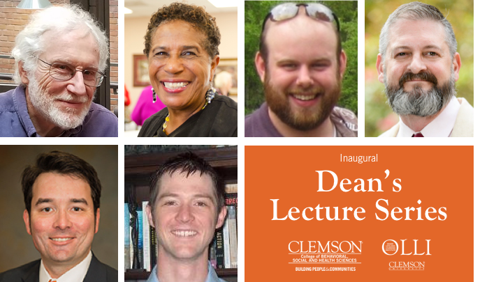 Photos of all speakers in the inaugural Dean's Lecture Series