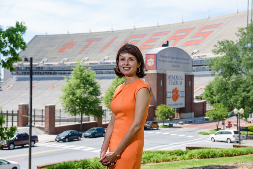 Kavitha Arms is an Outstanding Young Alumnus from the College of Engineering, Computing and Applied Sciences.