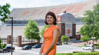 Kavitha Arms is an Outstanding Young Alumnus from the College of Engineering, Computing and Applied Sciences.