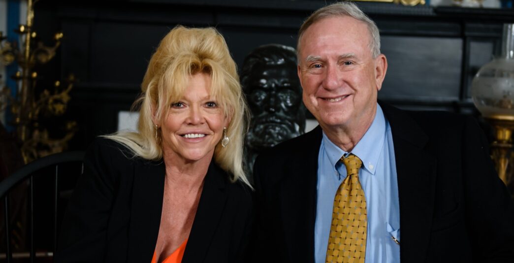 Paul and Janice Barnett sign the Clemson Legacy Society Registry in honor of their planned gift.