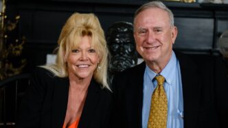 Paul and Janice Barnett sign the Clemson Legacy Society Registry in honor of their planned gift.
