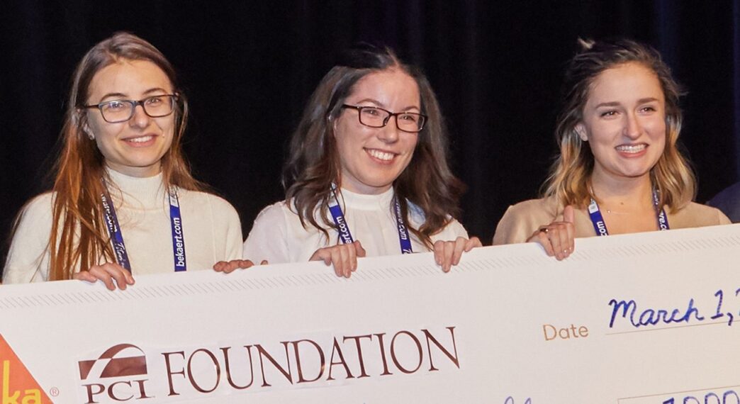 PCI Project Precast student winners