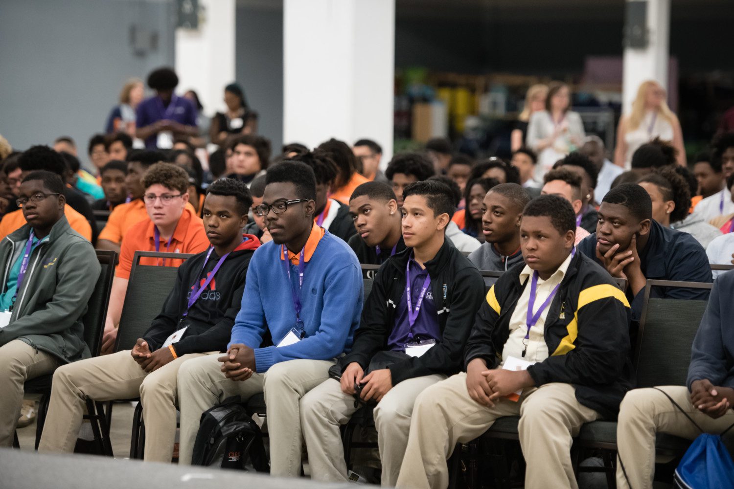 Students at the 2018 Men of Color National Summit