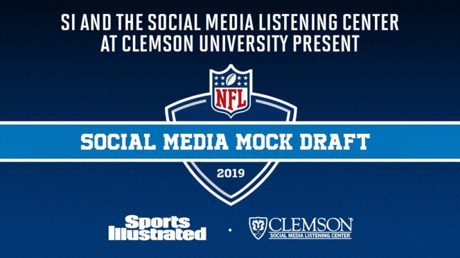 Sports Illustrated logo with credit to Clemson Social Media Listening Center