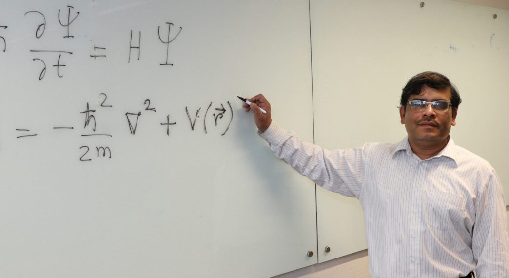 Sumanta Tewari in classroom