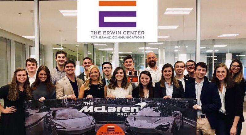 Erwin Center students participate in brand challenge with McLaren