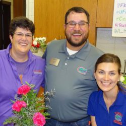 Catherine DiBenedetto of Clemson, Andrew Thoron of the University of Florida and Natalie Ferand of the University of Floriday spent the first-ever STEM it UP! conference, “STEMing it UP with an outstanding group of agriscience teachers!”