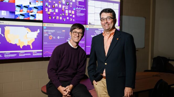 Patrick Warren, Darren Linvill in Social Media Listening Center