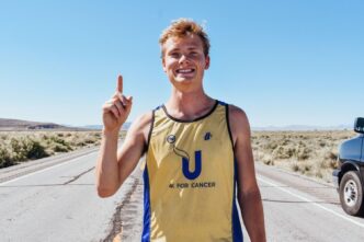 Robert Tinsley, a class of 2021 marketing major at Clemson, ran across the United States with 4K for Cancer