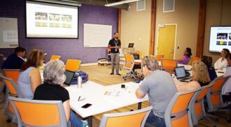 Graphic communications conference classroom