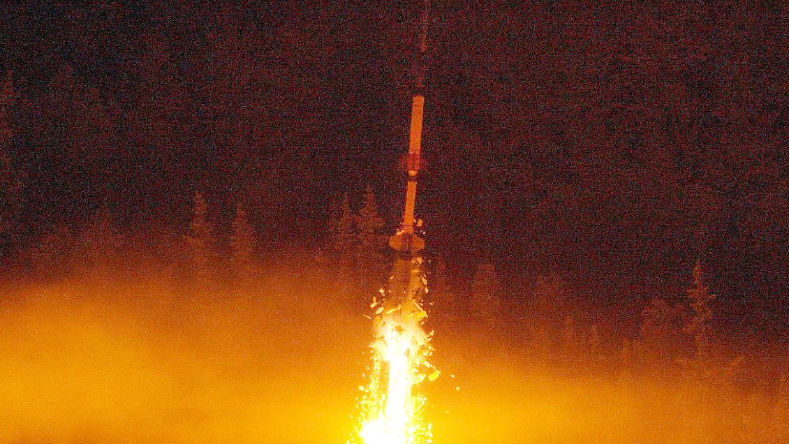 Sounding rocket launch