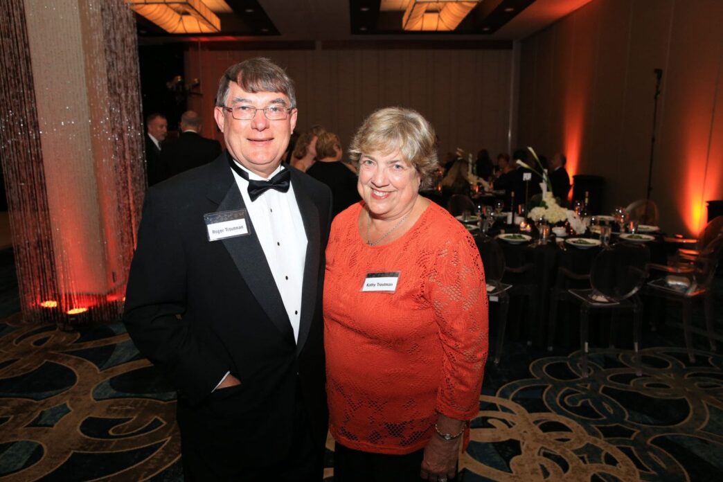 Roger and Kathy Troutman at a 2016 Student Affairs Gala
