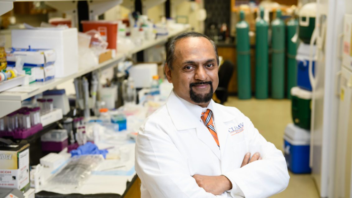 Naren Vyavahare, the Hunter Endowed Chair of Bioengineering at Clemson University, is the principal investigator of the grant that created the the South Carolina Bioengineering Center for Regeneration and Formation of Tissues.