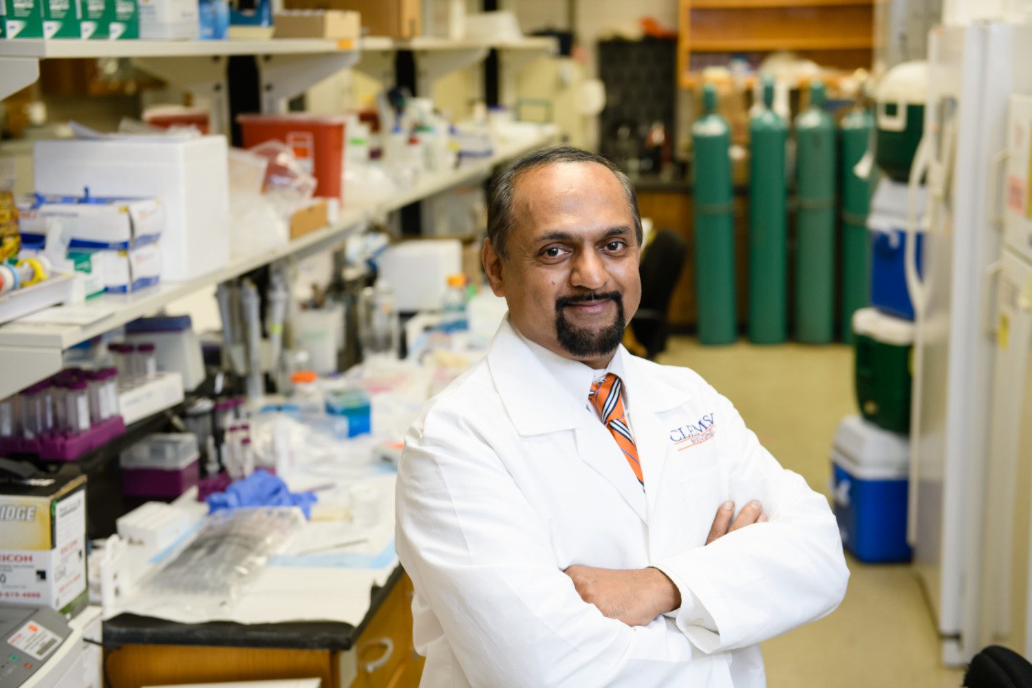 Naren Vyavahare, the Hunter Endowed Chair of Bioengineering at Clemson University, is the principal investigator of the grant that created the the South Carolina Bioengineering Center for Regeneration and Formation of Tissues.
