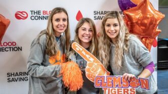 Students pose at a previous Blood Bowl