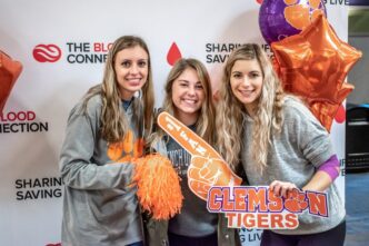 Students pose at a previous Blood Bowl