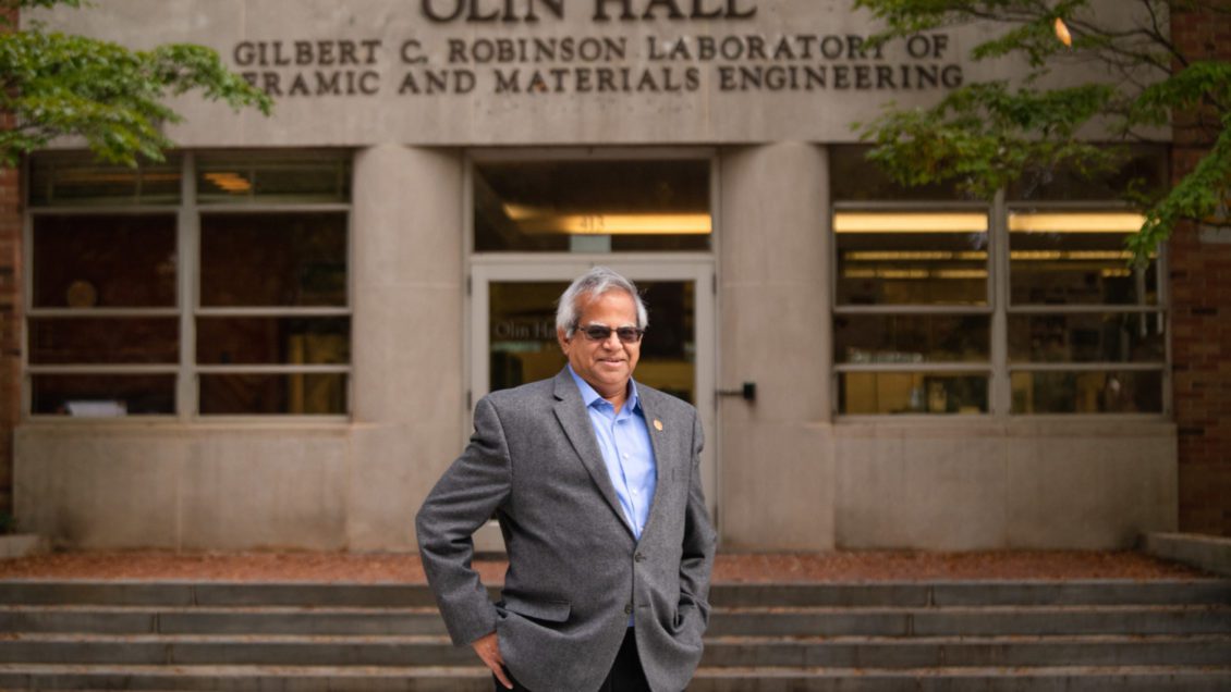 Rajendra Bordia is the new George J. Bishop, III Chair in Ceramic and Materials Engineering.