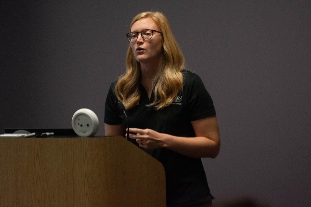 Taylor Williams of Clemson Outdoor Recreation and Education (CORE)