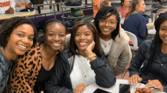 Members of MBSA at a group social event.