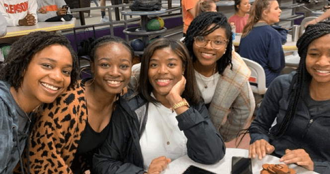 Members of MBSA at a group social event.