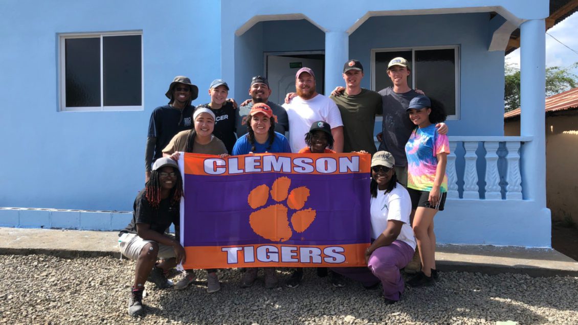 Jason White and other Clemson students enjoyed an alternative break trip to the Dominican Republic in December 2019.