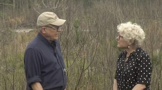 Clemson Extension Agent Amanda McNulty and John Nelson of the University of South Carolina Herbarium take a field trip to Clarendon County near Pinewood as they explore a Seep during a Making It Grow show that won a Telly this year.