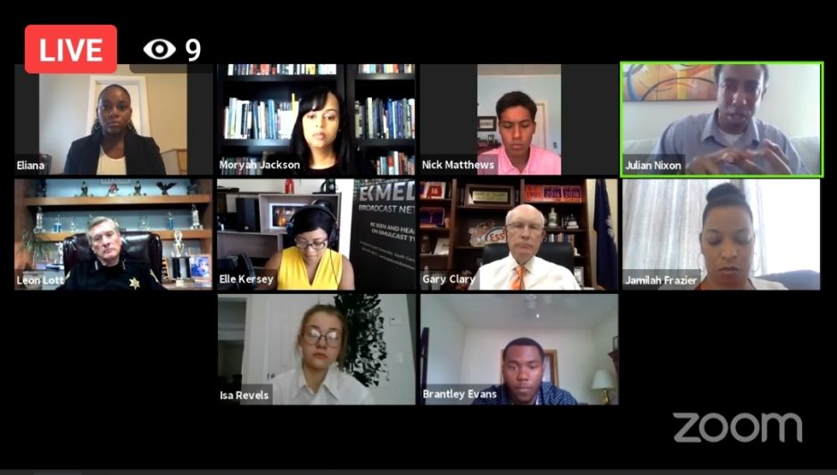 Screenshot of virtual leadership workshop.