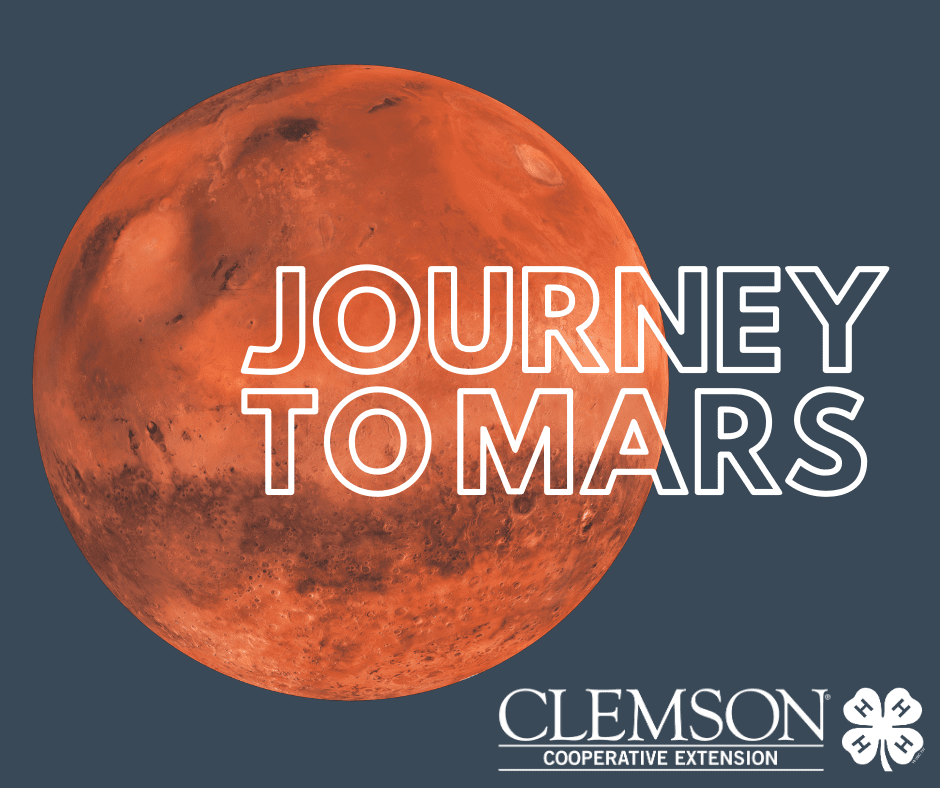Promotional graphic for "Journey to Mars" program