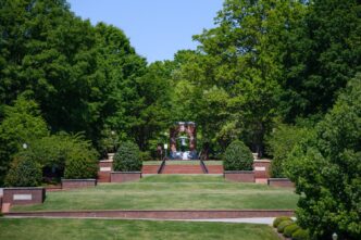 Carillon Garden image during the Spring 2020 semester