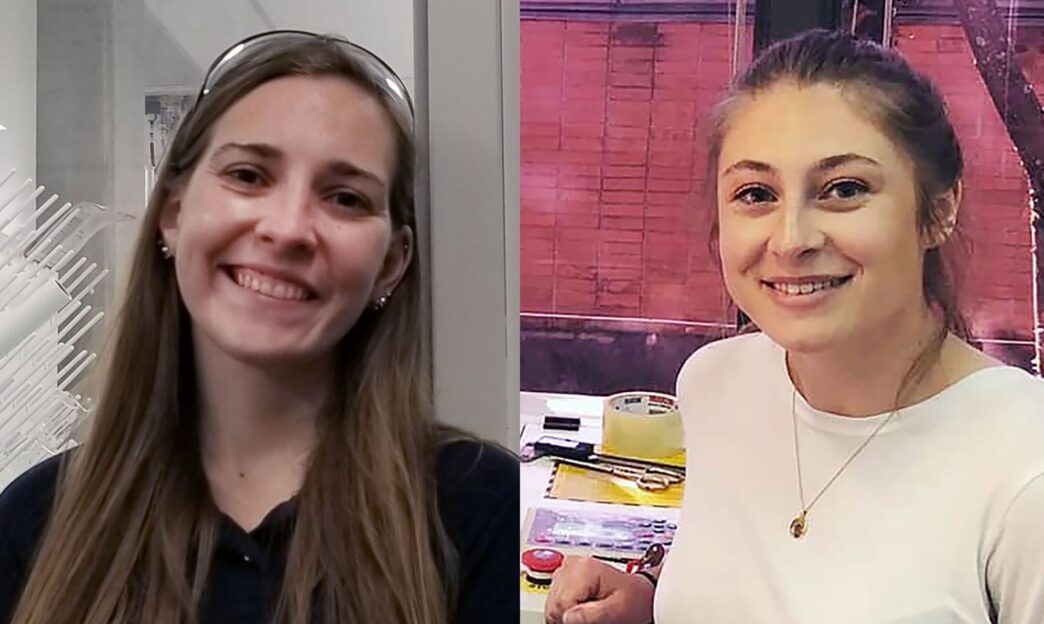 Headshots of Kaylee Clark and Lauren Skrajewski