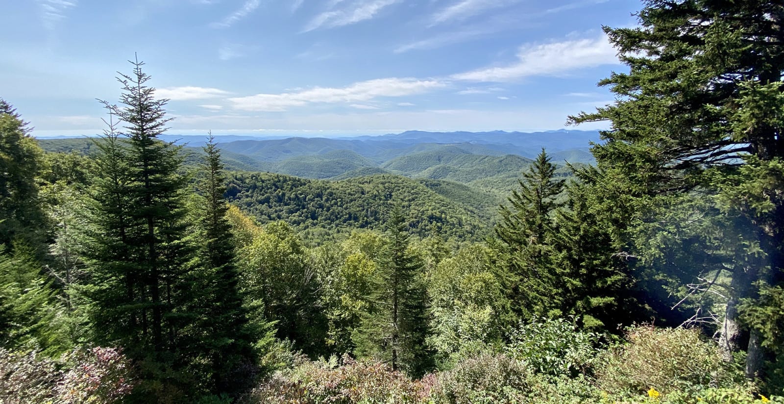 View of southern Appalachians