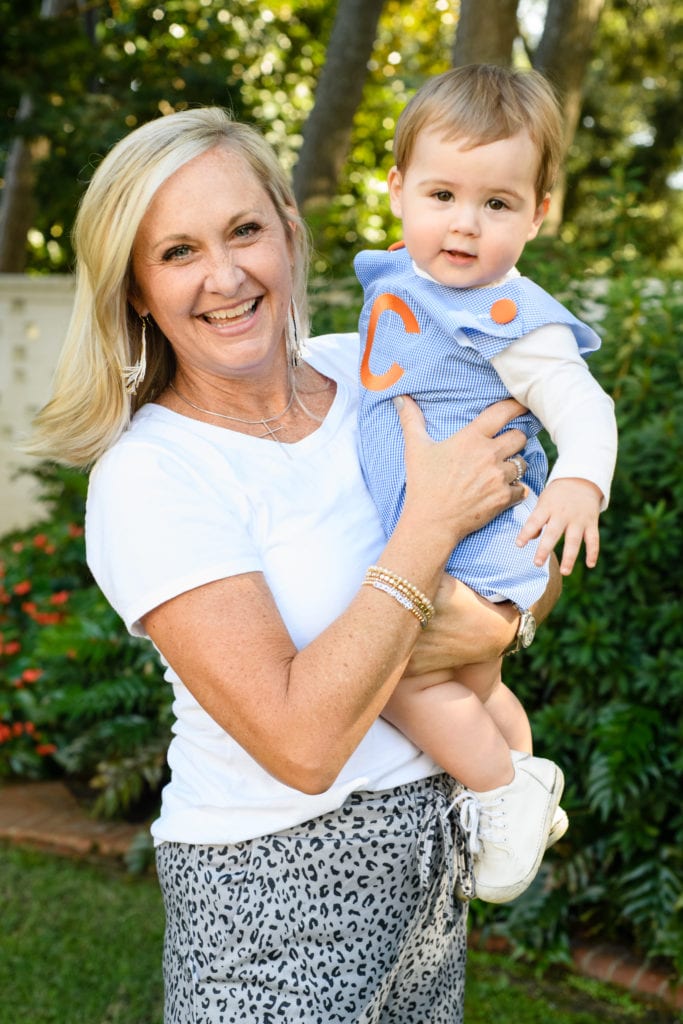 Beth Clements and grandson Cannon