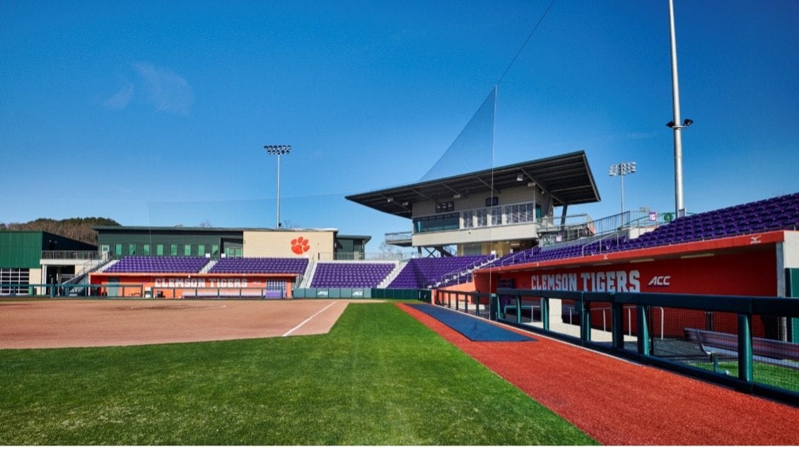 Image of the University's new softball stadium