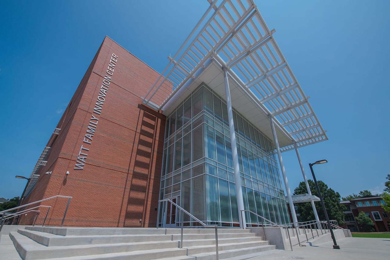 Image of the Watt Center from outside