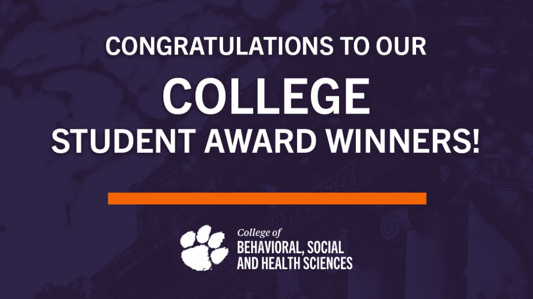 Congratulations to our student award winners!