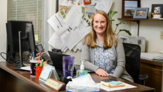 Dr. Lesslie Pekarek, medical services director at Redfern Health Center