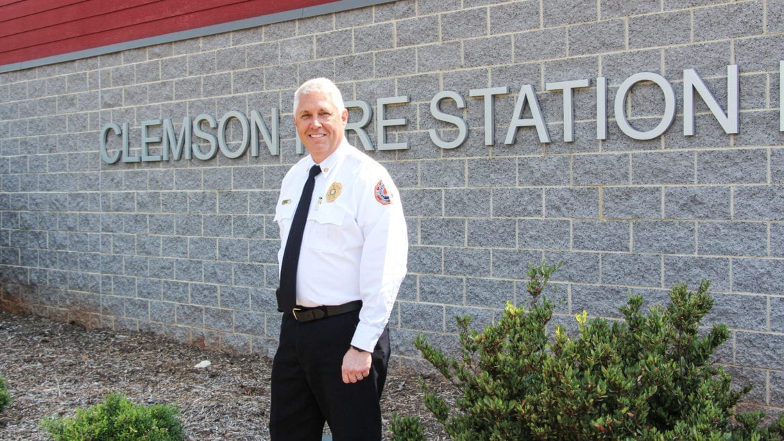 Clemson University Fire Chief Rick Cramer