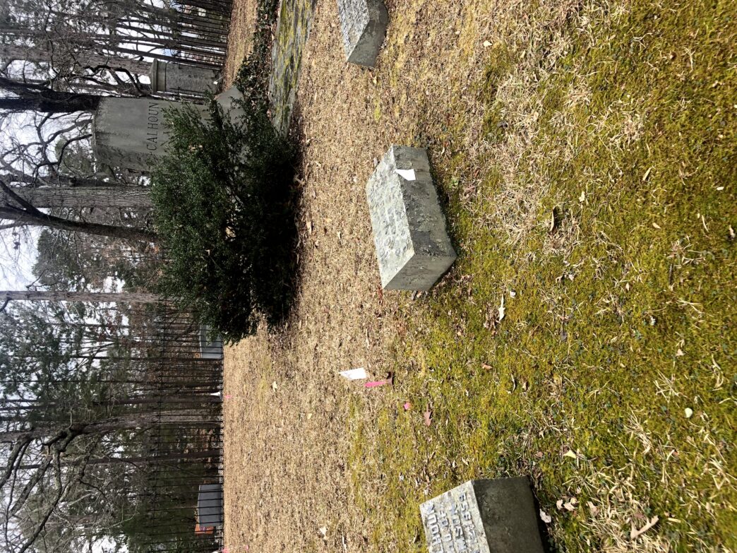 unmarked grave
