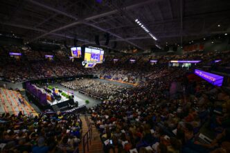 Graduation on Clemson University's main campus